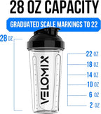 VELOMIX -2 Pack- 28 oz Protein Shaker Bottles - Image 4