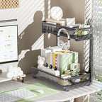 Under Sink Organizer 2 Pack, High Adjustable 2 Tier Under Sink Organizers and - Image 9