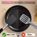 Unicook Flexible Silicone Spatula, 600°F Heat Resistant Silicone Turner - Image 4