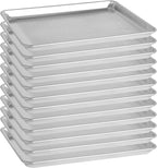 BIEAMA 12 Pack Half Size 18" x 13" Aluminum Baking Sheet Pan Perforated by BIEAMA