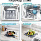 GSlife Expandable Dish Drying Rack - Image 4
