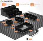 9 Pcs Stackable Drawer Organizer Trays Set, Desk Drawer Organizer Office. - Image 5