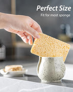 Zoeeker Sponge Holder for Kitchen Sink, Ceramic Dish Sponge Dish Rack Scrubby - Image 7