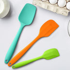 Silicone Spatula 3‑Piece Set Heat Resistant 600°F Non‑Stick Rubber Spatulas - Image 4