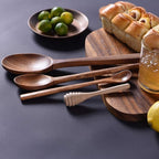 Spurtle Set, Wooden Spurtle Set of 9, Wooden Spoons - Image 5