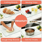 Hacaroa 4 Pack Tempered Glass Cutting Board - Image 5