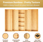 Umilife Extra Large Expandable Kitchen Drawer Organizer - Image 3