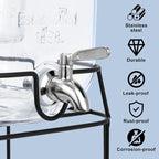 2 Gallon Glass Drink Dispensers - Image 3
