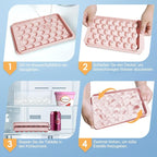 WIBIMEN Ice Cube Tray with Lid and Bin - Image 4