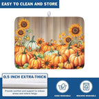 Fall Orang Pumpkin Dish Drying Mat - Image 5