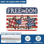 4th of July Dish Drying Mat 24x18 Inch, Patriotic Drying Mat - Image 5