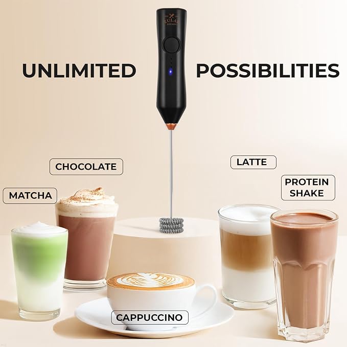 Zulay Kitchen Rechargeable Milk Frother - Image 6