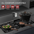 Kikcoin Pots and Pans Set Non Stick 31 Piece Kitchen Nonstick Cooking Cookware - Image 4