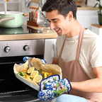 Bencailor 6 Pcs Lemon Kitchen Towels Oven Mitts and Pot Holders Set Decorative - Image 4