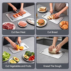 Titanium Cutting Boards, 100% Pure Titanium Kitchen Cutting Board, Double-Sided - Image 6