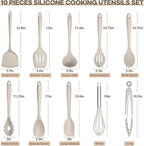 TeamFar Kitchen Cooking Utensils, 446°F Heat Resistant Kitchen Gadgets Tools - Image 2