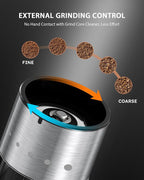 FORLIM Mini Electric Salt and Pepper Grinder Set - Image 5