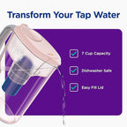 PUR 7-Cup Water Pitcher, 1 Genuine Filter, Great-Tasting Water, Dishwasher Safe - Image 2