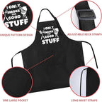 Rosoz Funny BBQ Black Chef Aprons - Image 6