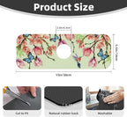 Bird Floral Flowers Dish Drying Mat - Image 3