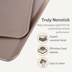 HAPPIELS 17 x 13 inch Cookie Sheets - Image 3