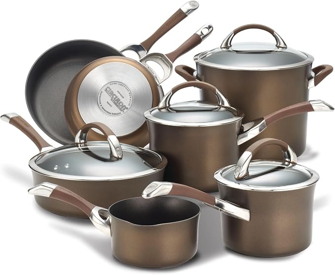 Circulon Symmetry Dishwasher Safe Hard Anodized Nonstick Cookware Pots and Pans - Image 10