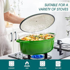 vancasso Enameled Cast Iron Dutch Oven, 9.3 Quart Dutch Oven Pot - Image 3