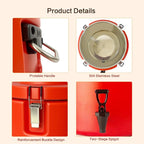 Insulated Beverage Dispenser, 20L/5 Gallon Thermal Hot & Cold Drink Dispenser - Image 8