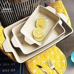 Sweejar Ceramic Bakeware Set, Rectangular Baking Dish - Image 3