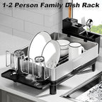 Ewaiira Dish Drying Rack, 304 Stainless Steel Dish Racks - Image 2