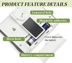 Large LCD Display Kitchen Timer -Magnetic Digital Timers, Loud Alarm, Memory - Image 8