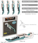 Professional Waiter Corkscrew Wine Openers Set, Heavy Duty Stainless Steel - Image 3