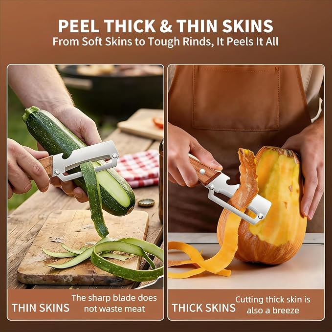 2 Pack 2 in 1 Multi-Functional Vegetable Peeler - Image 2