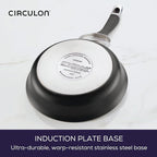 Circulon Symmetry Hard Anodized Nonstick Induction Frying Pan, 8.5-Inch Fry Pan - Image 5