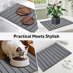Large Stone Dish Drying Mats for Kitchen Counter, Fast Drying Collapsible Mat - Image 7