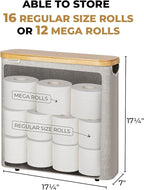 StorageWorks Large Toilet Paper Storage - Image 2