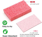 Cellulose Sponges, Heavy Duty Scrub Kitchen Sponge, Clean Tough Messes Without - Image 5