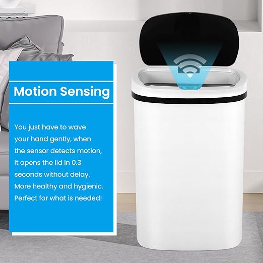 13 Gallon Trash Can | 50L Sensor Automatic Kitchen Trash Can - Image 3