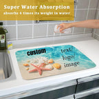 Giwawa 18"x24" Customized Dish Drying Mat Custom Image Dish Drainer Mats - Image 7