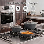 JEETEE Pots and Pans Set Non Stick 23pcs, Healthy Kitchen Cookware Sets - Image 4
