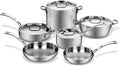 Cuisinart French Classic Tri-Ply Stainless 10-Piece Cookware Set by Cuisinart