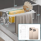TAILI Sponge Holder with Strong Suction Cup, 4-in-1 Rustproof Sink Organizer - Image 2