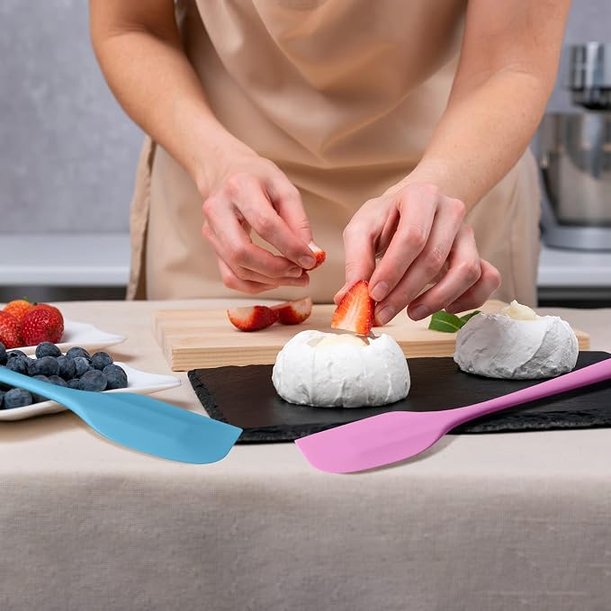 Irenare 30 Pcs Silicone Spatulas 11 Inch Large Rubber Spatulas Heat Resistant - Image 4