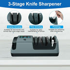 5-in-1 Electric Knife Sharpener - Image 4