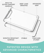 Cutting Boards for Kitchen, Plastic Cutting Board Set of 3, Dishwasher Safe - Image 2