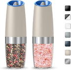 Gravity Electric Salt And Pepper Grinder Set, Automatic Salt And Pepper Grinder by KIARYUOLL