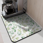 Kitchen Countertop Dish Drying Mat, Super Absorbent Coffee Bar Mat - Image 8