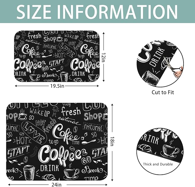 Dish Drying Mat for Kitchen Counter 2 Pack - Image 5