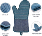 Yutat Oven Mitts, Pot Holders Set of 4 Made - Image 3
