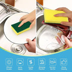 AIDEA Sponges Kitchen, 24 Pack Heavy Duty Dish Sponge, Cleaning Dish Scrubber - Image 3